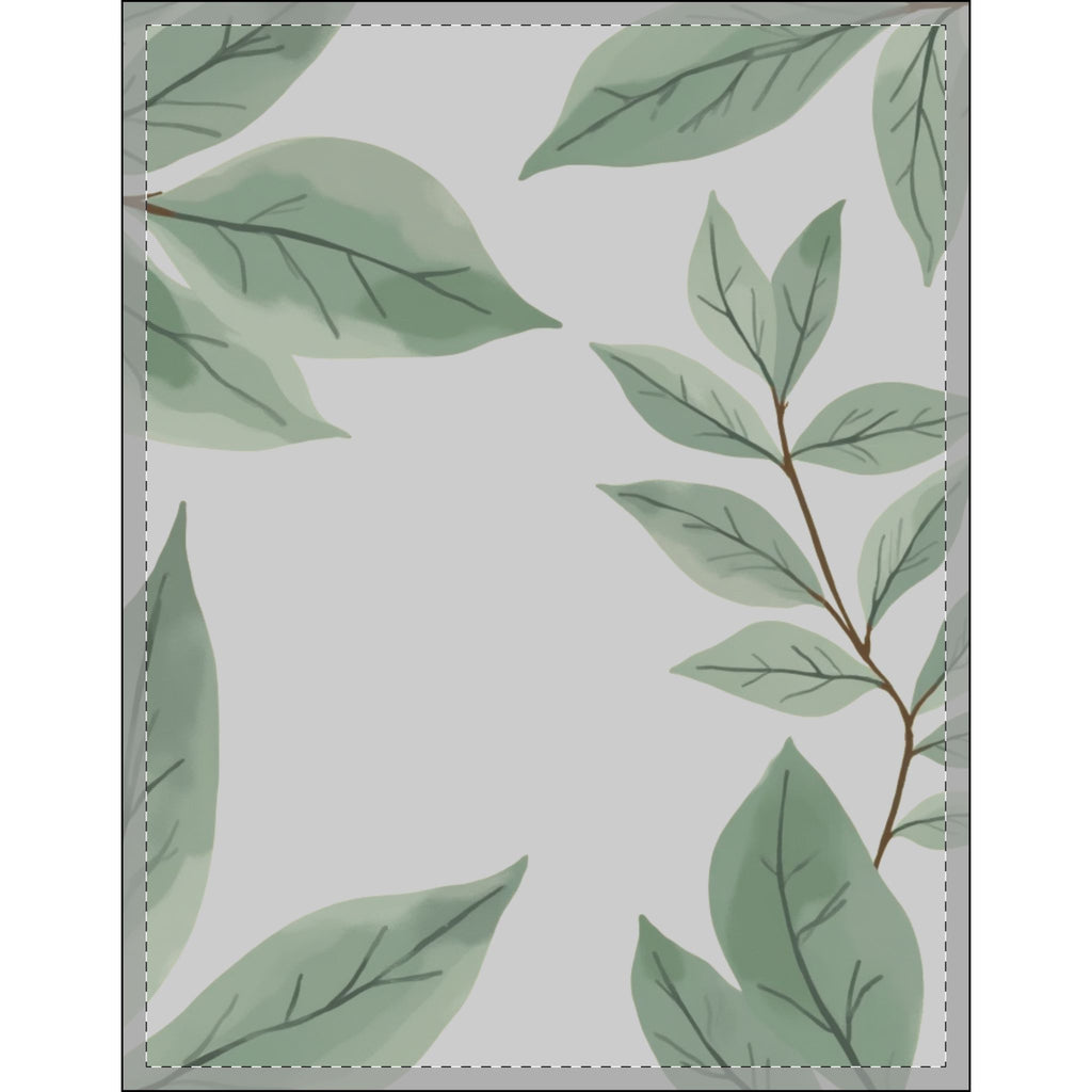 Botanical Leaf Cotton Bed Set
