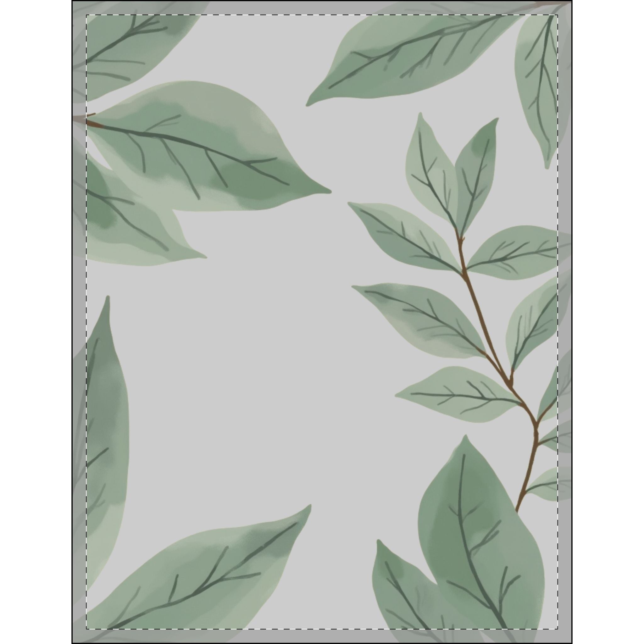 Botanical Leaf Cotton Bed Set