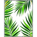 Tropical Palm Leaf Cotton Bed Set