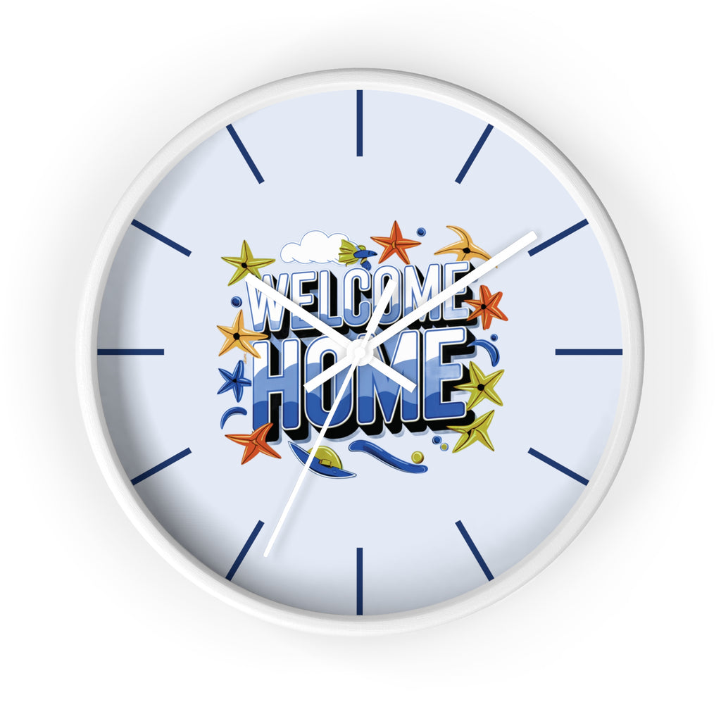 Welcome Home Wall Clock