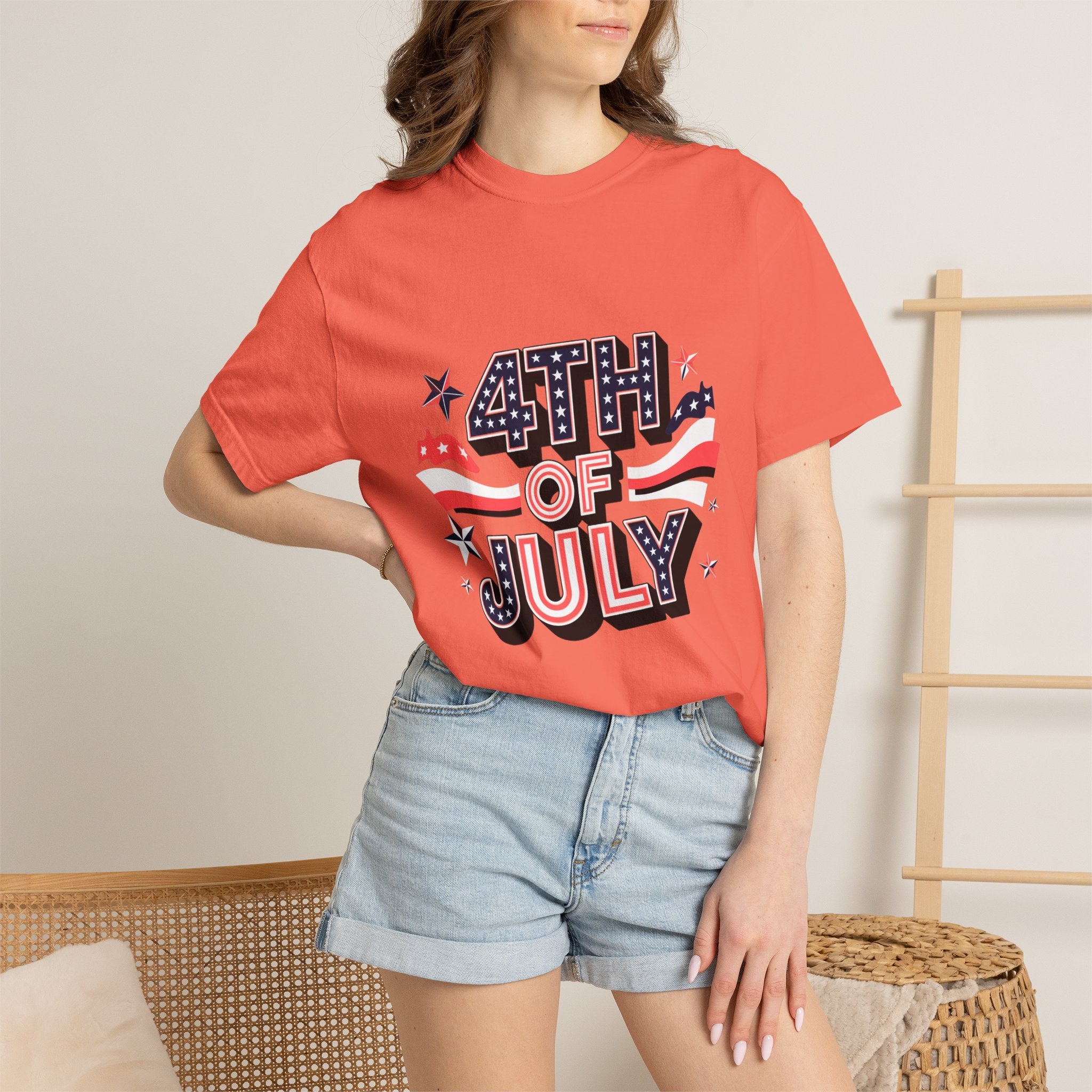 The 4th Stars Garment-Dyed Tee