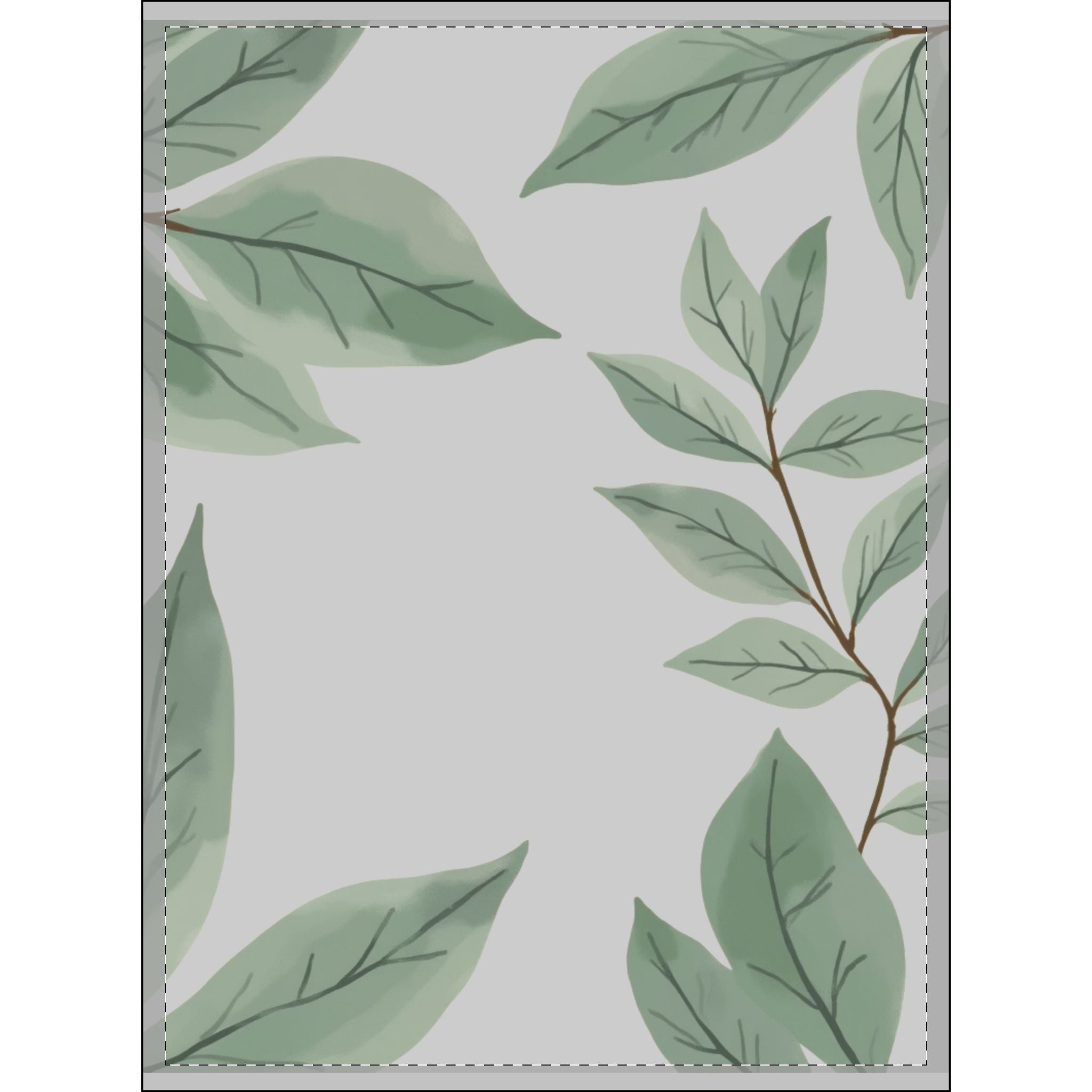Botanical Leaf Cotton Bed Set