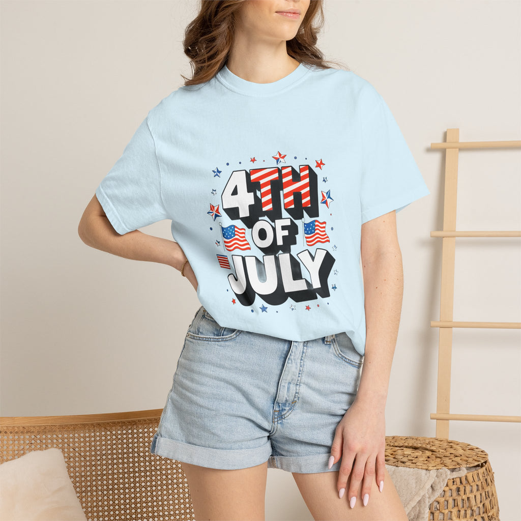 Happy 4th Garment-Dyed Tee