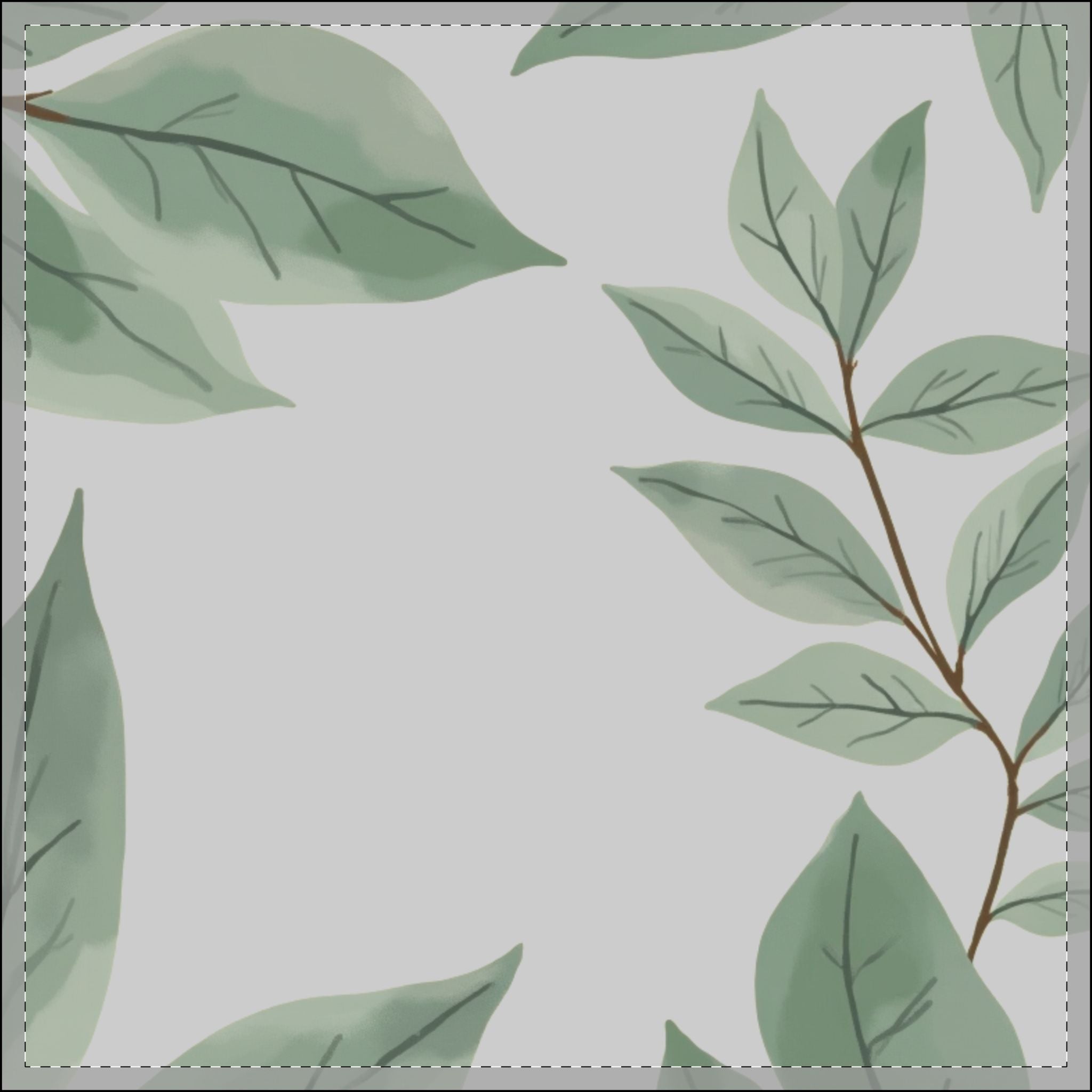 Botanical Leaf Cotton Bed Set