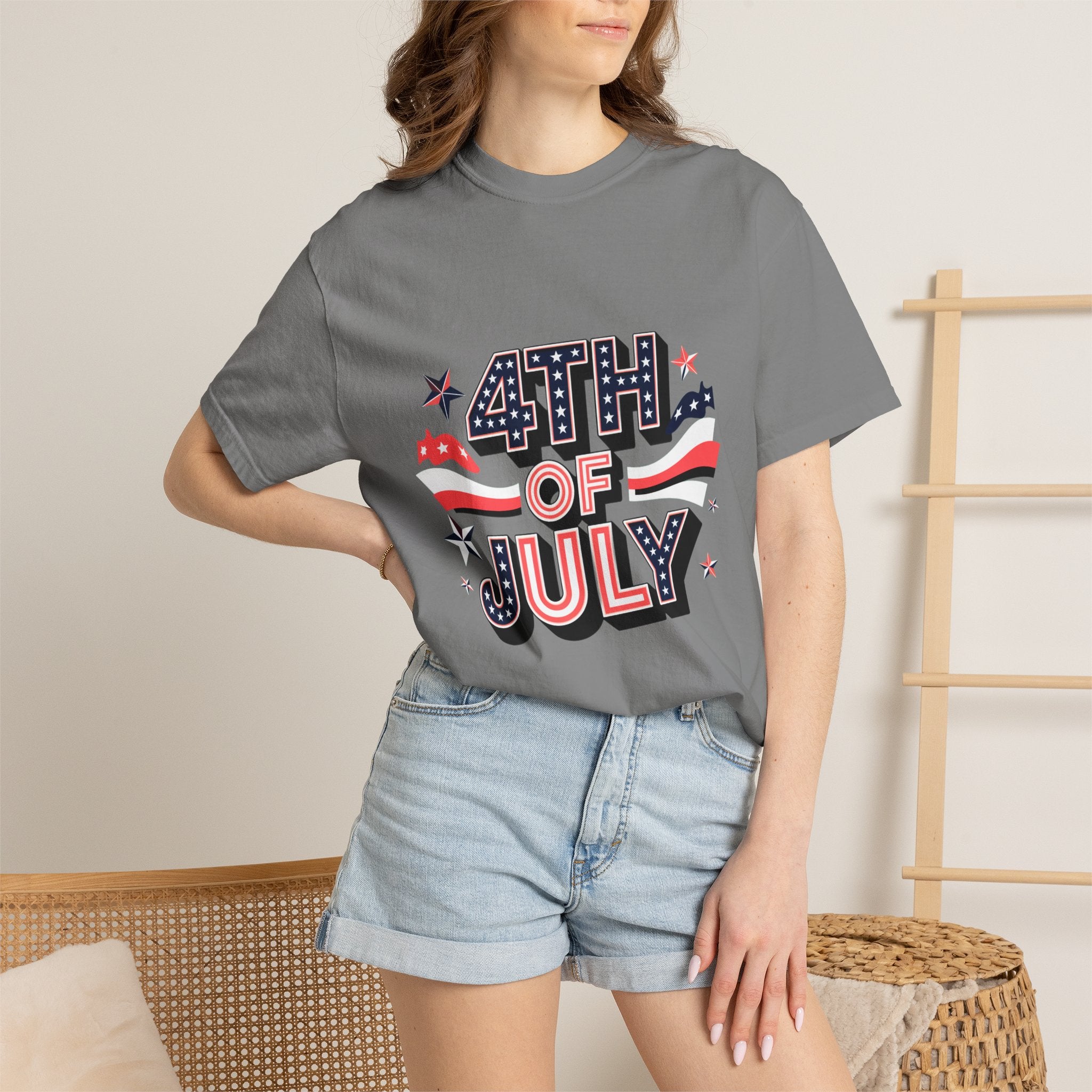 The 4th Stars Garment-Dyed Tee