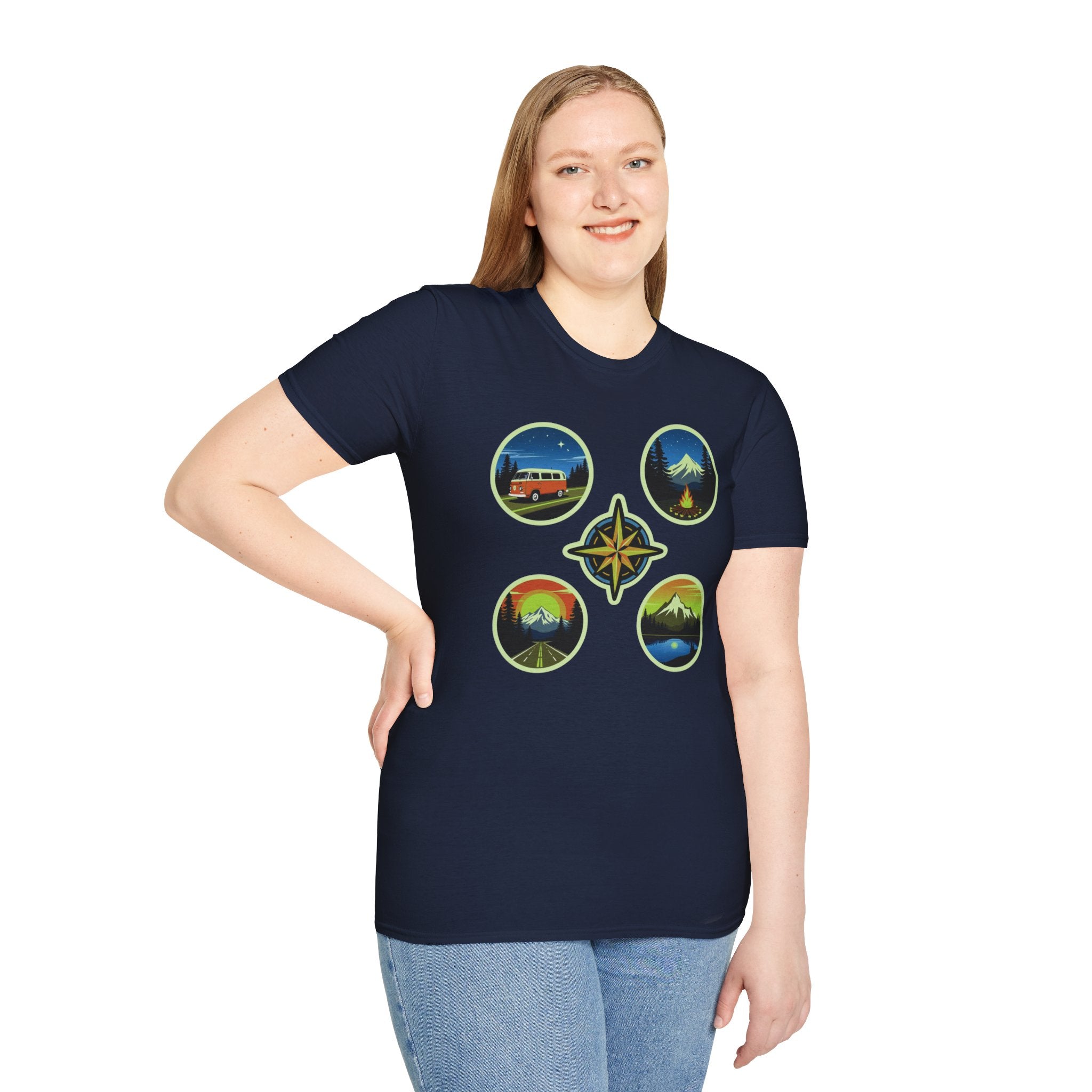 Adventure Badge Unisex Tee