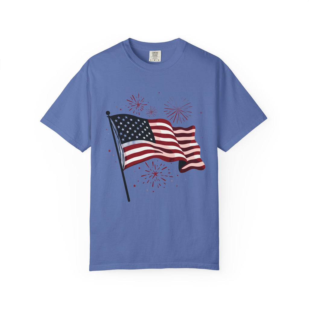 American Flag Garment-Dyed Tee
