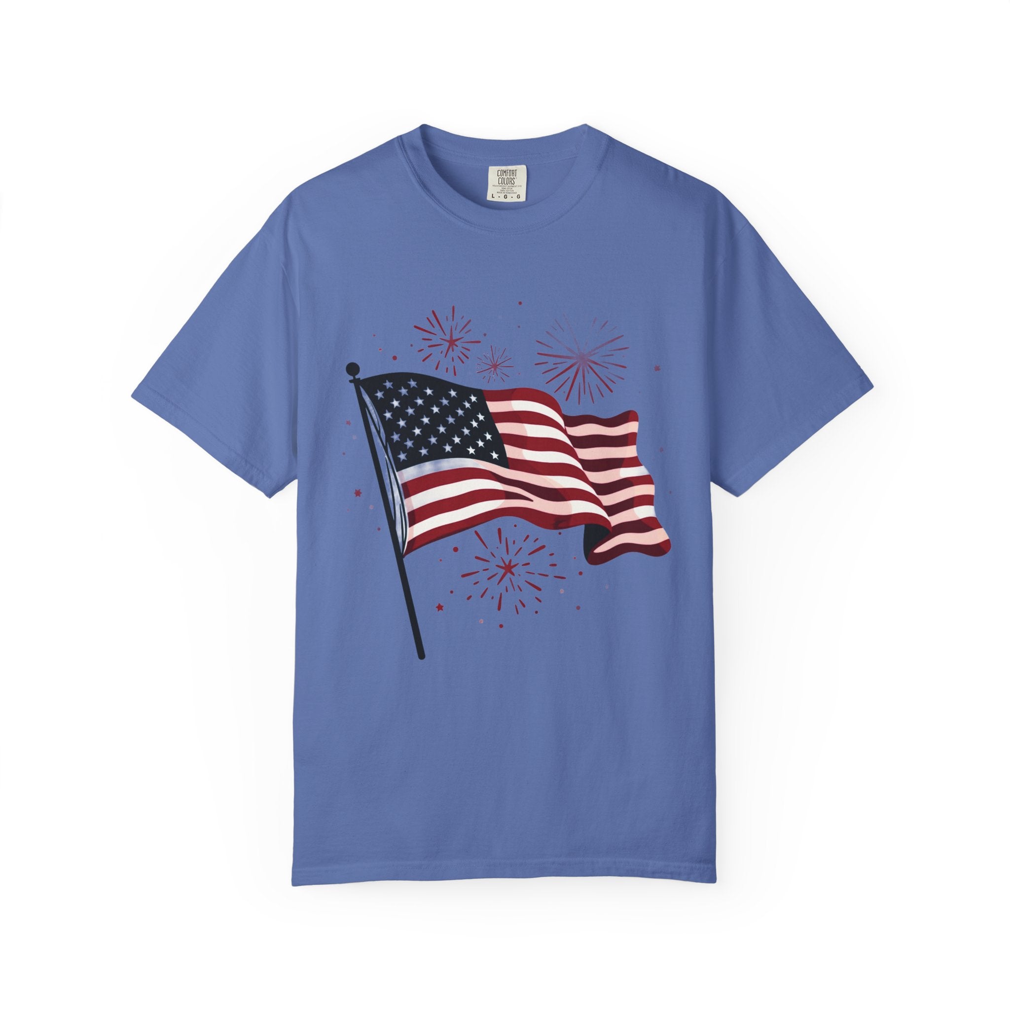 American Flag Garment-Dyed Tee