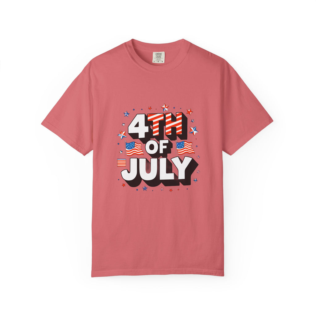 Happy 4th Garment-Dyed Tee