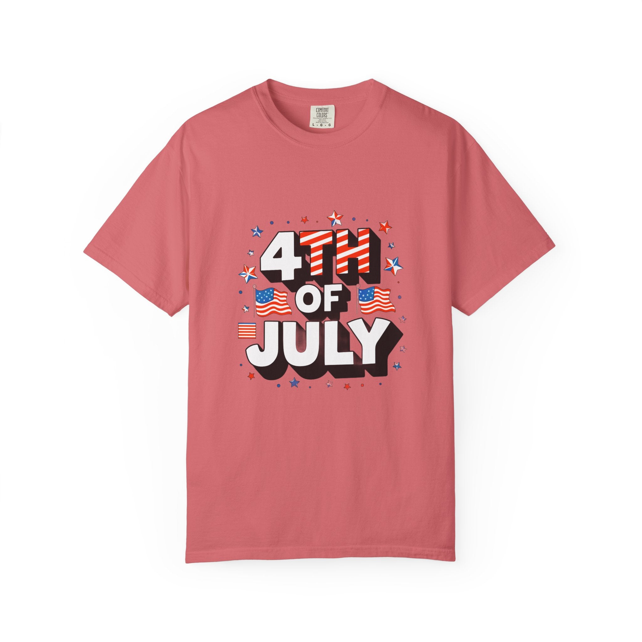 Happy 4th Garment-Dyed Tee