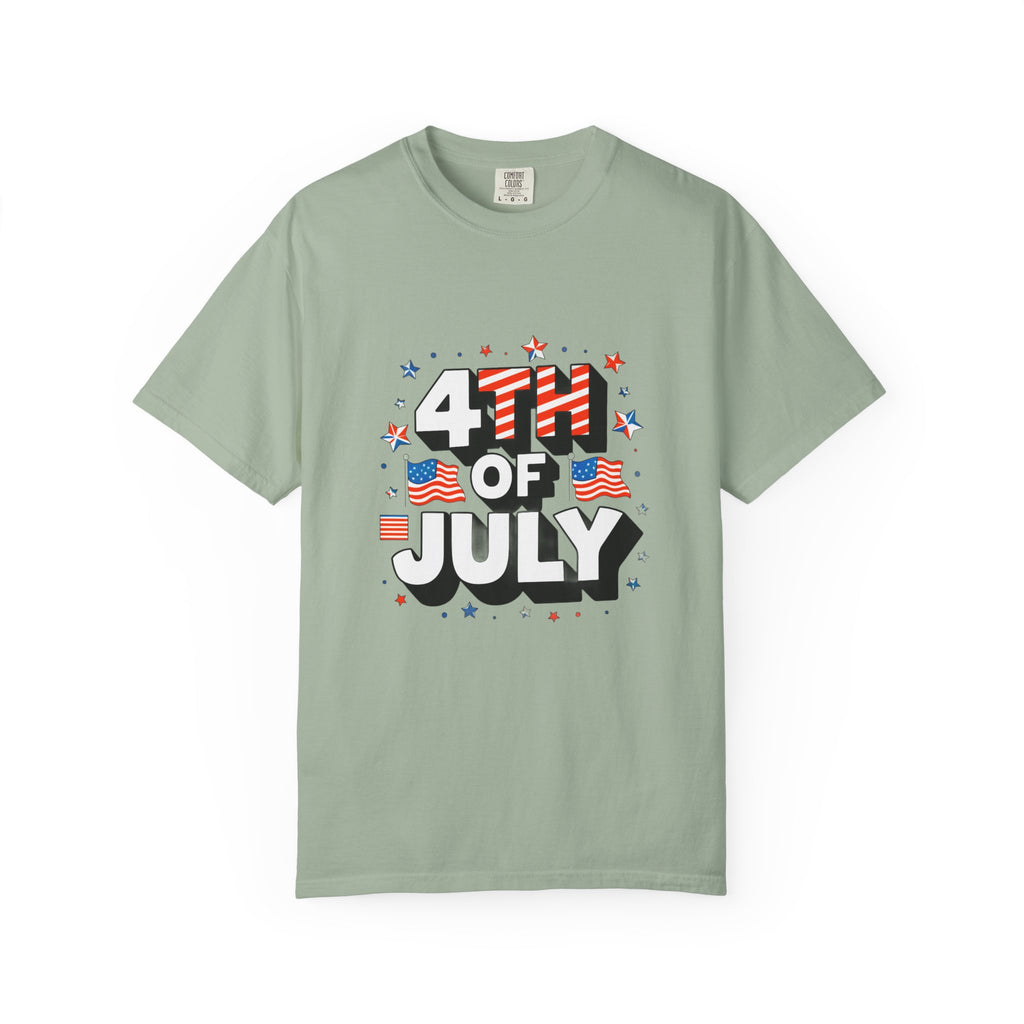 Happy 4th Garment-Dyed Tee