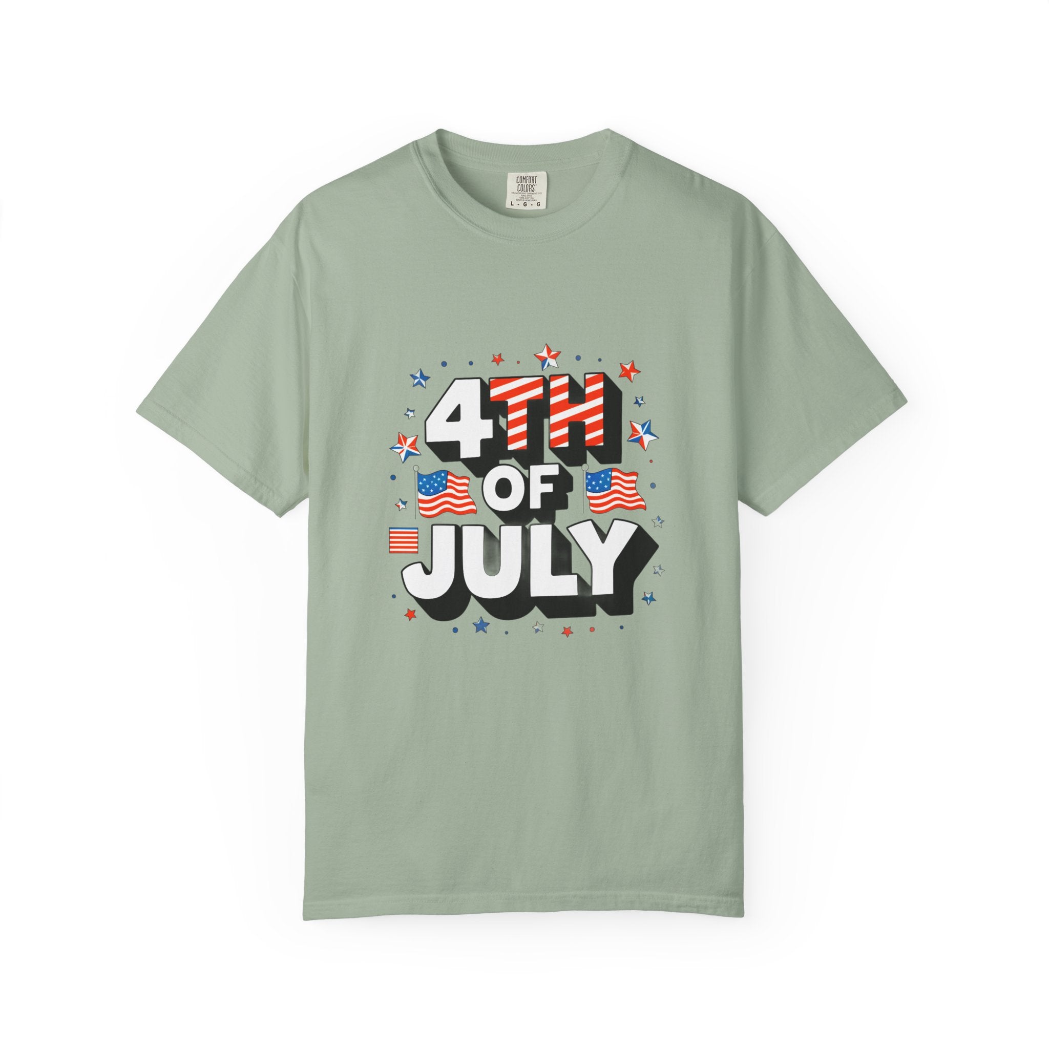 Happy 4th Garment-Dyed Tee