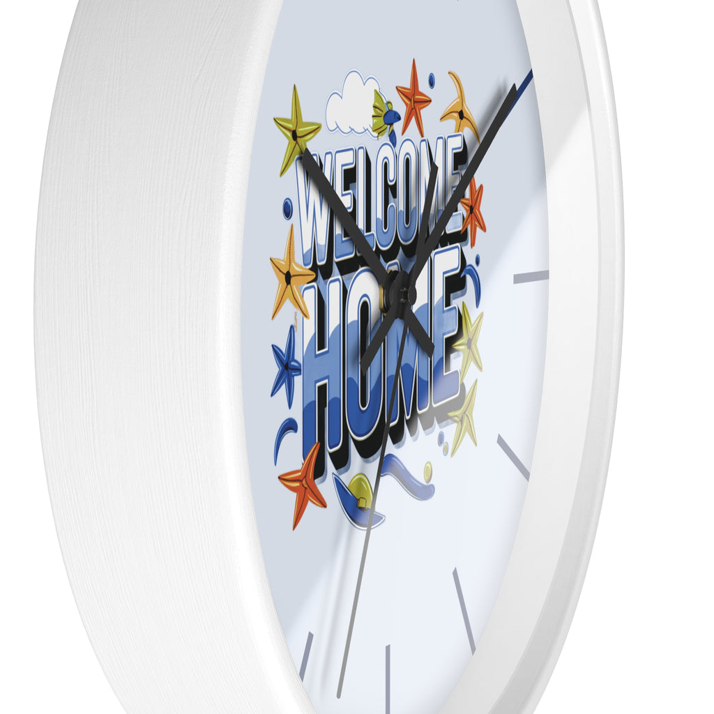 Welcome Home Wall Clock