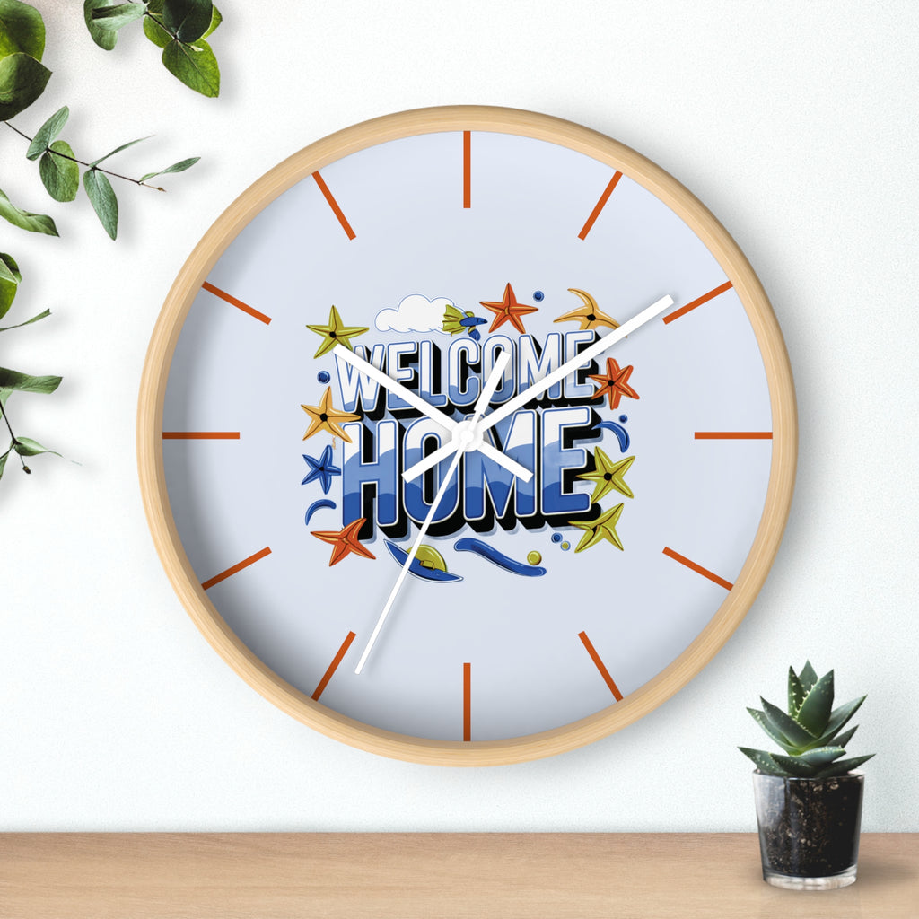 Welcome Home Wall Clock