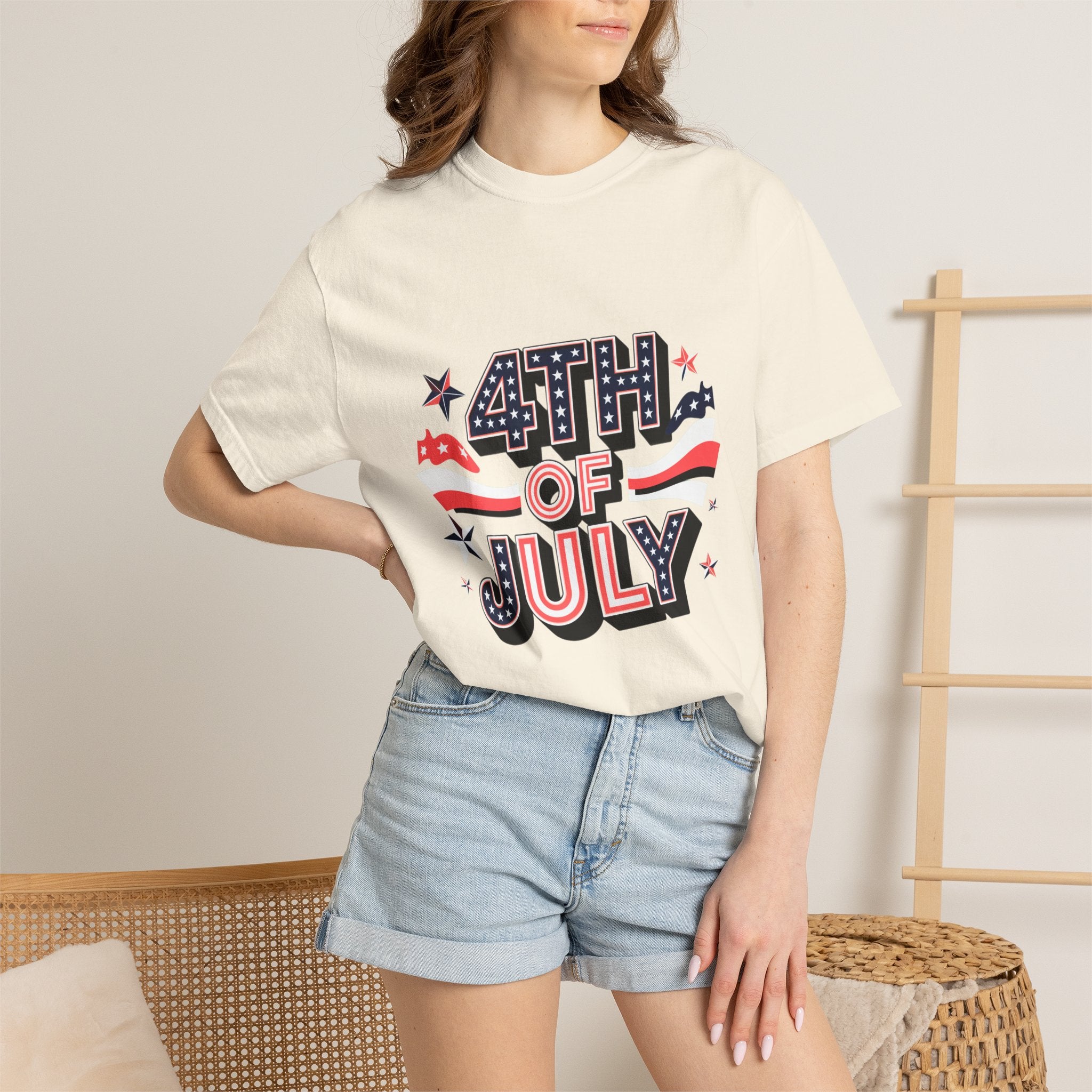 The 4th Stars Garment-Dyed Tee
