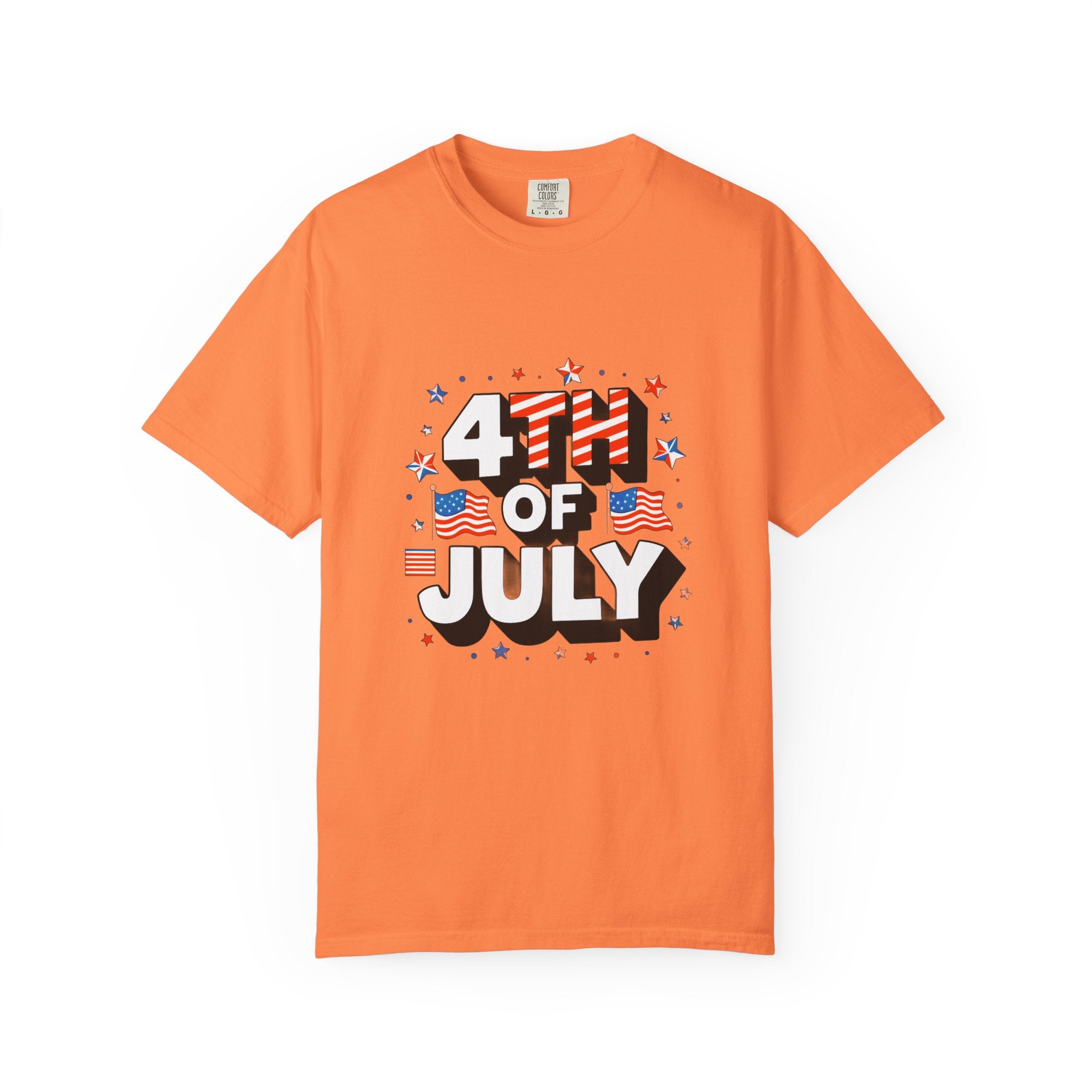 Happy 4th Garment-Dyed Tee