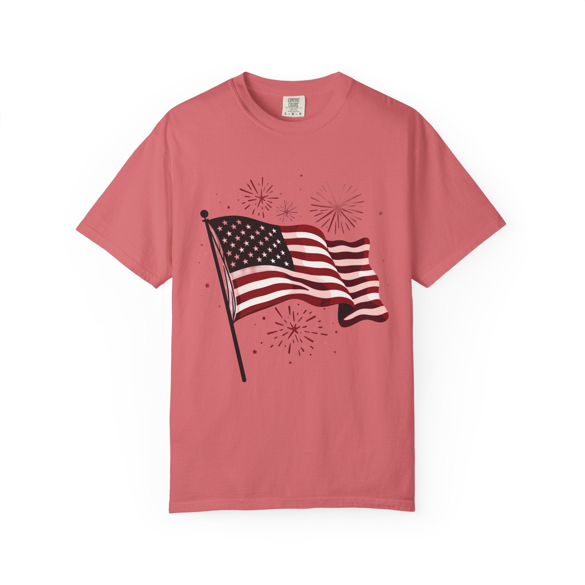 American Flag Garment-Dyed Tee