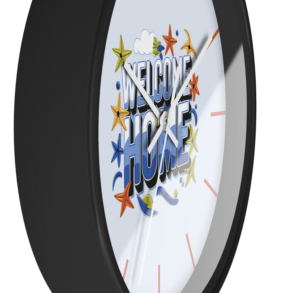 Welcome Home Wall Clock