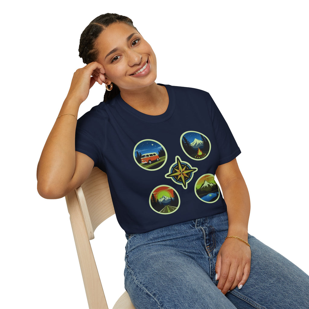 Adventure Badge Unisex Tee
