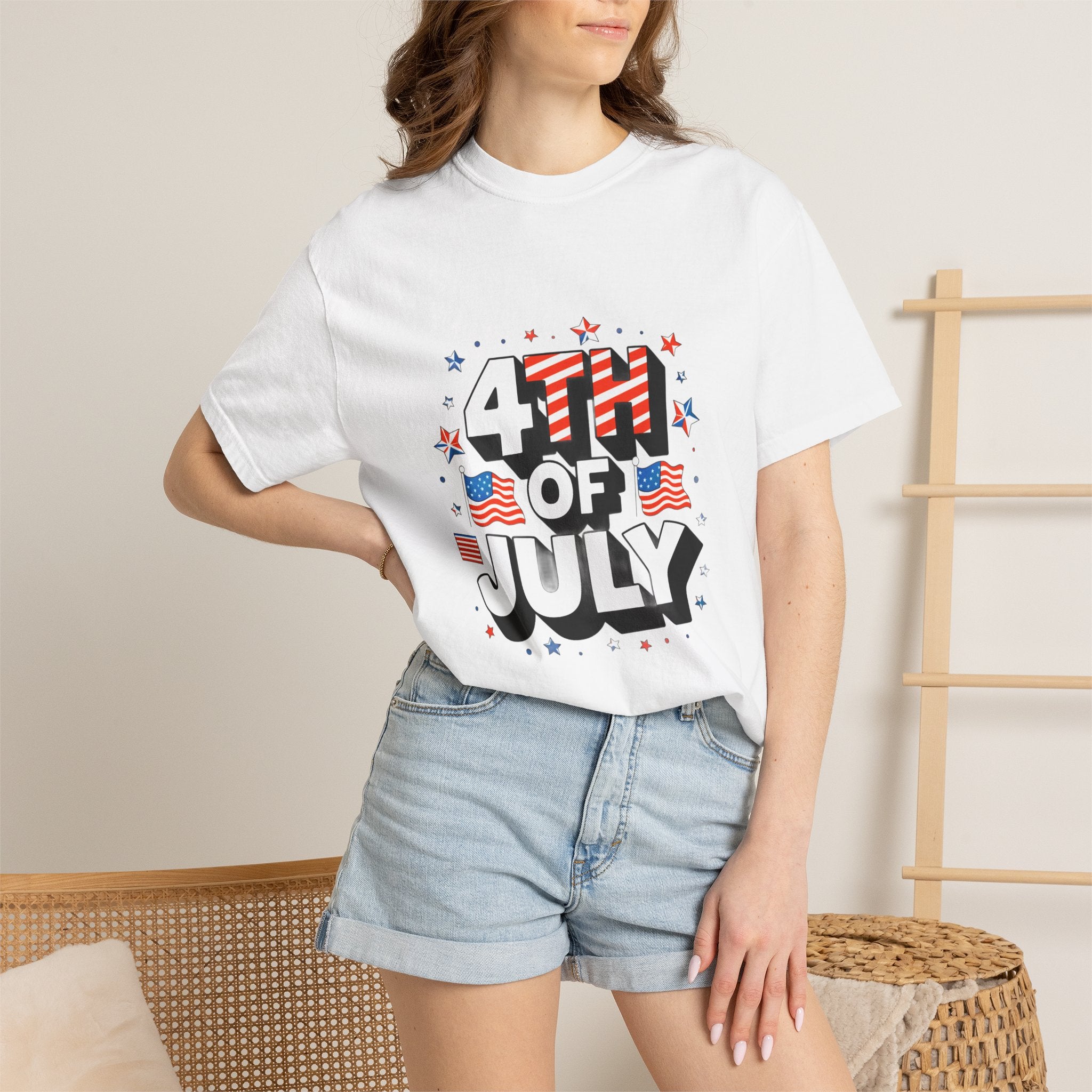 Happy 4th Garment-Dyed Tee