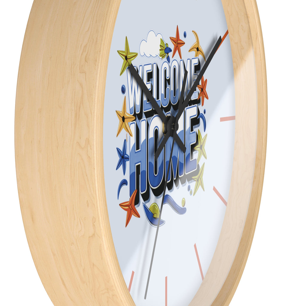 Welcome Home Wall Clock
