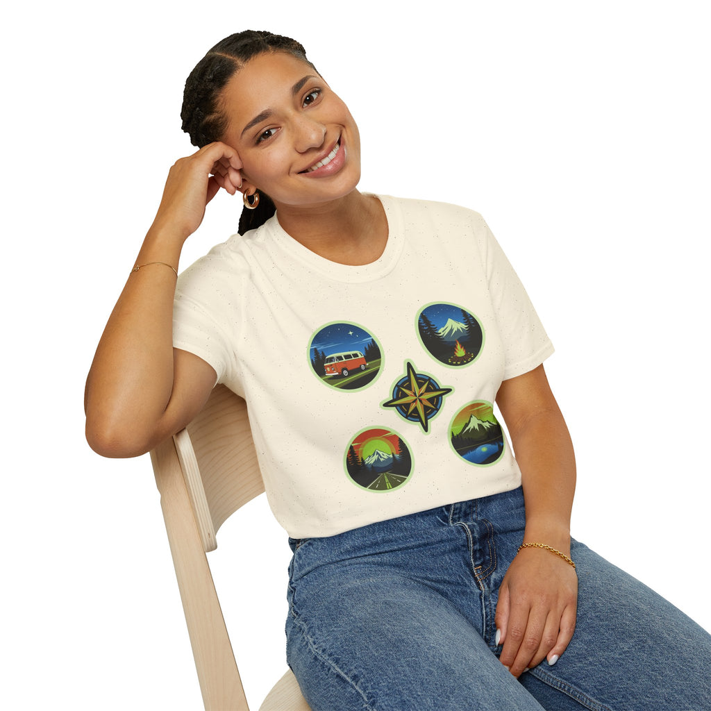 Adventure Badge Unisex Tee