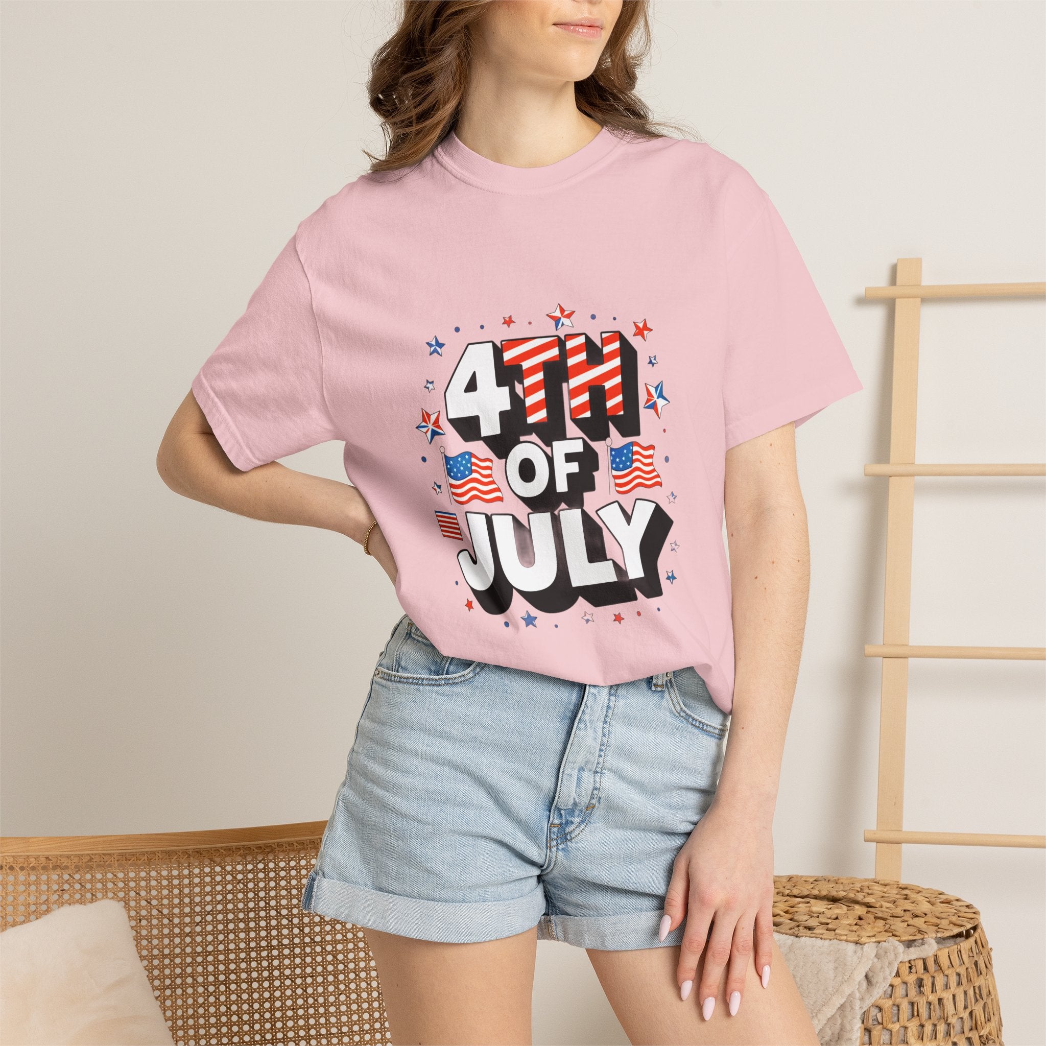 Happy 4th Garment-Dyed Tee
