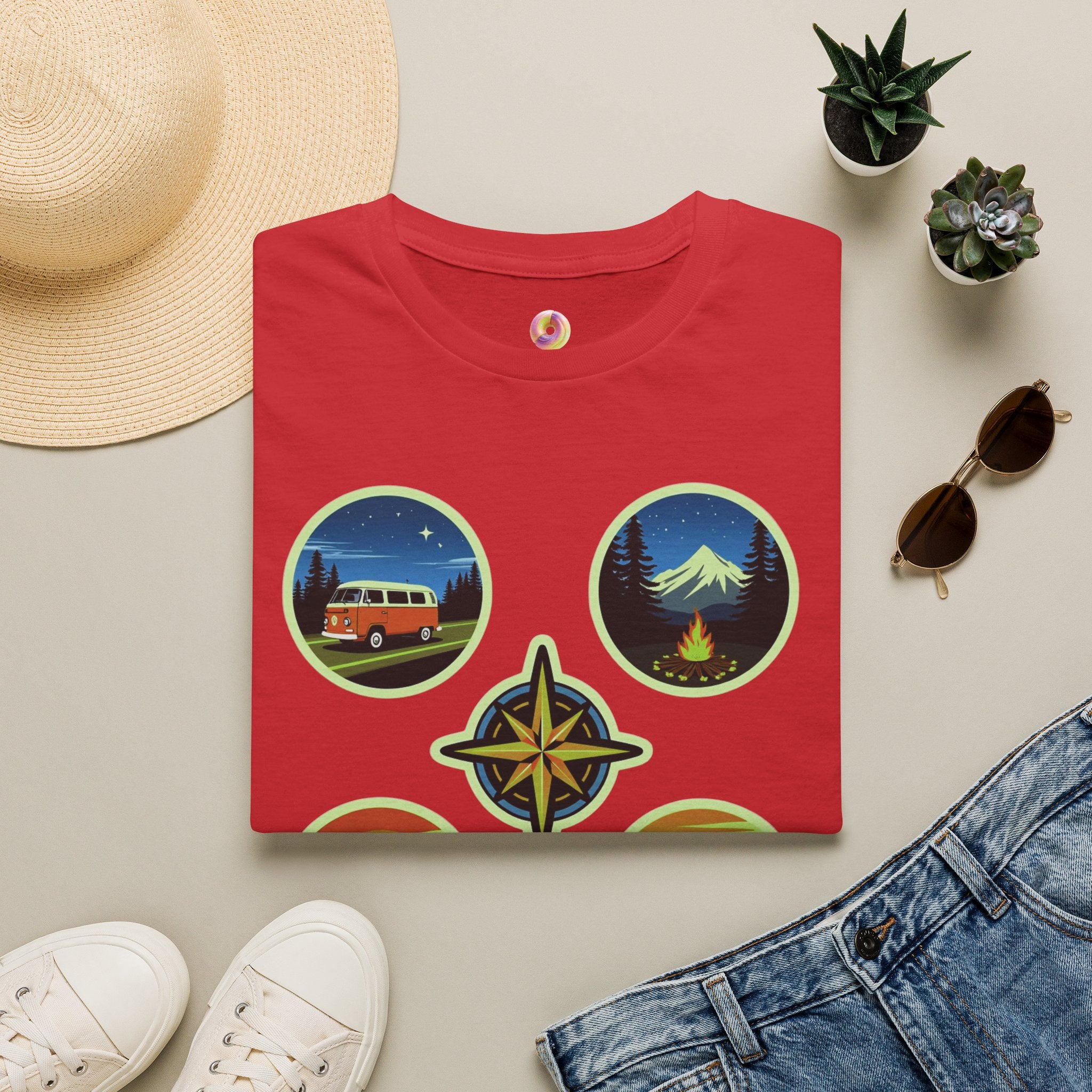 Adventure Badge Unisex Tee