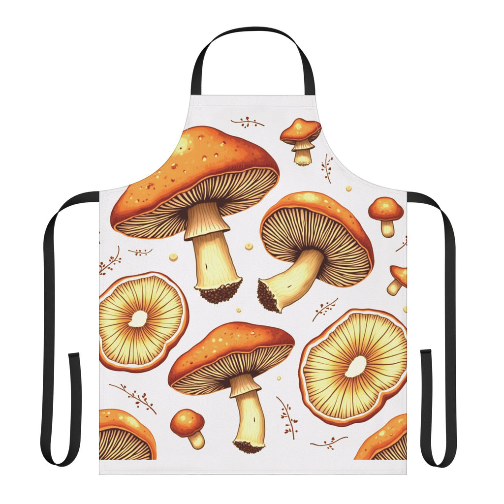 Mushroom Print Apron