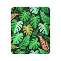 Tropical Leaf Sherpa Blanket
