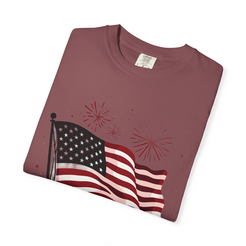 American Flag Garment-Dyed Tee