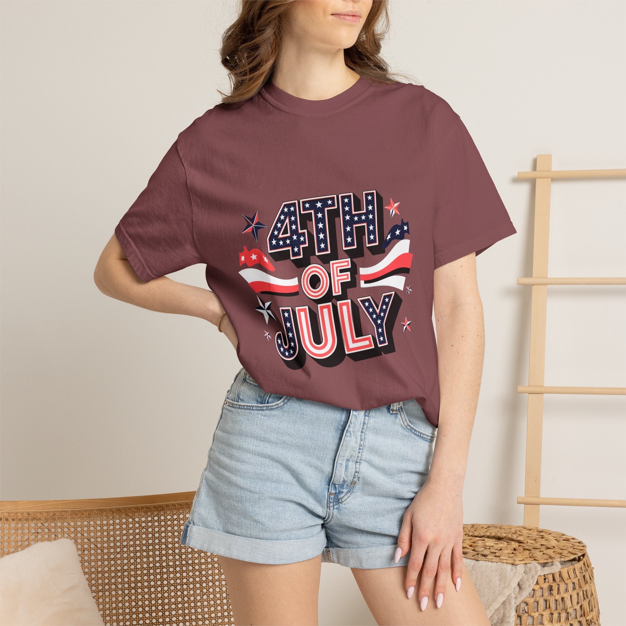 The 4th Stars Garment-Dyed Tee