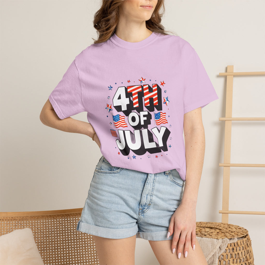 Happy 4th Garment-Dyed Tee