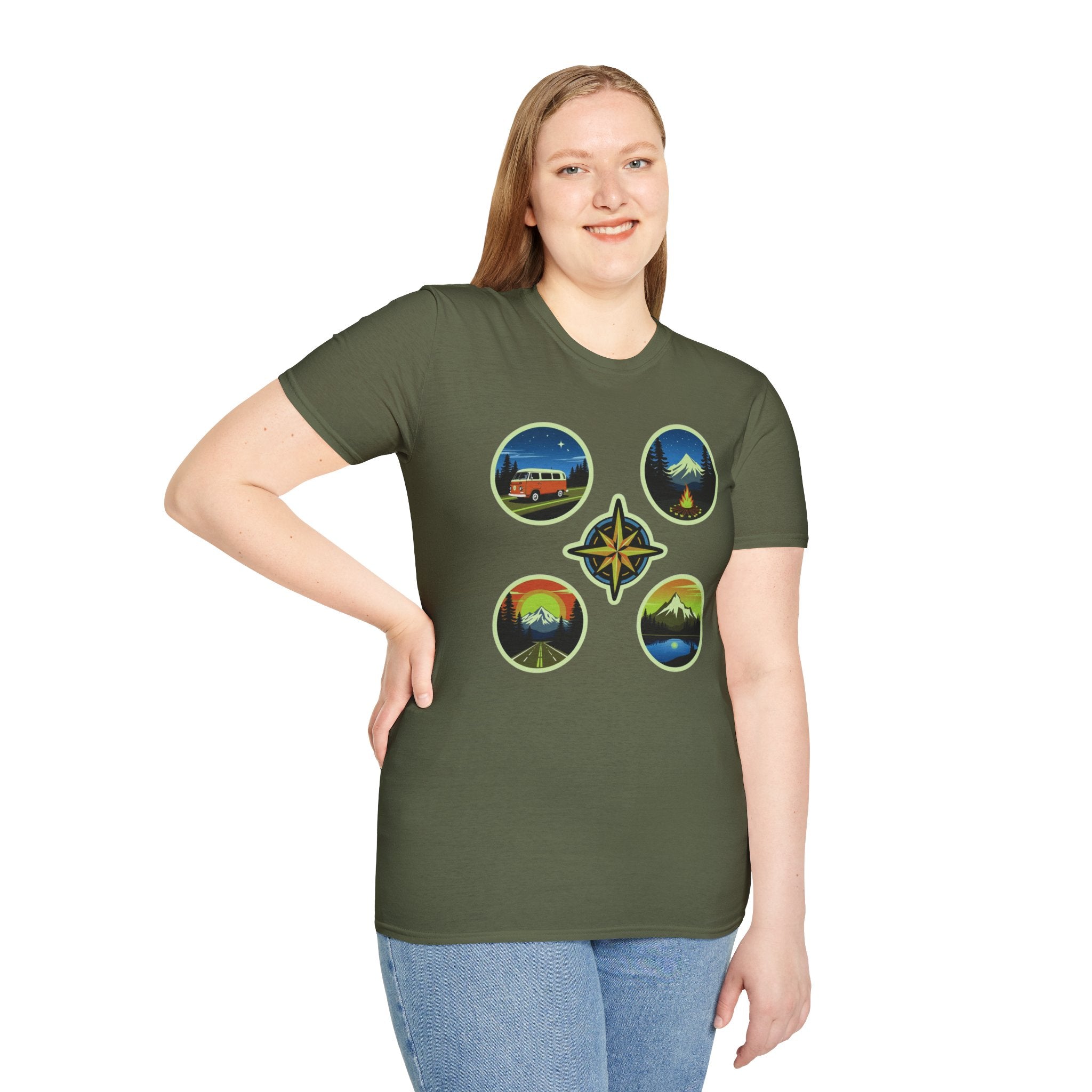 Adventure Badge Unisex Tee
