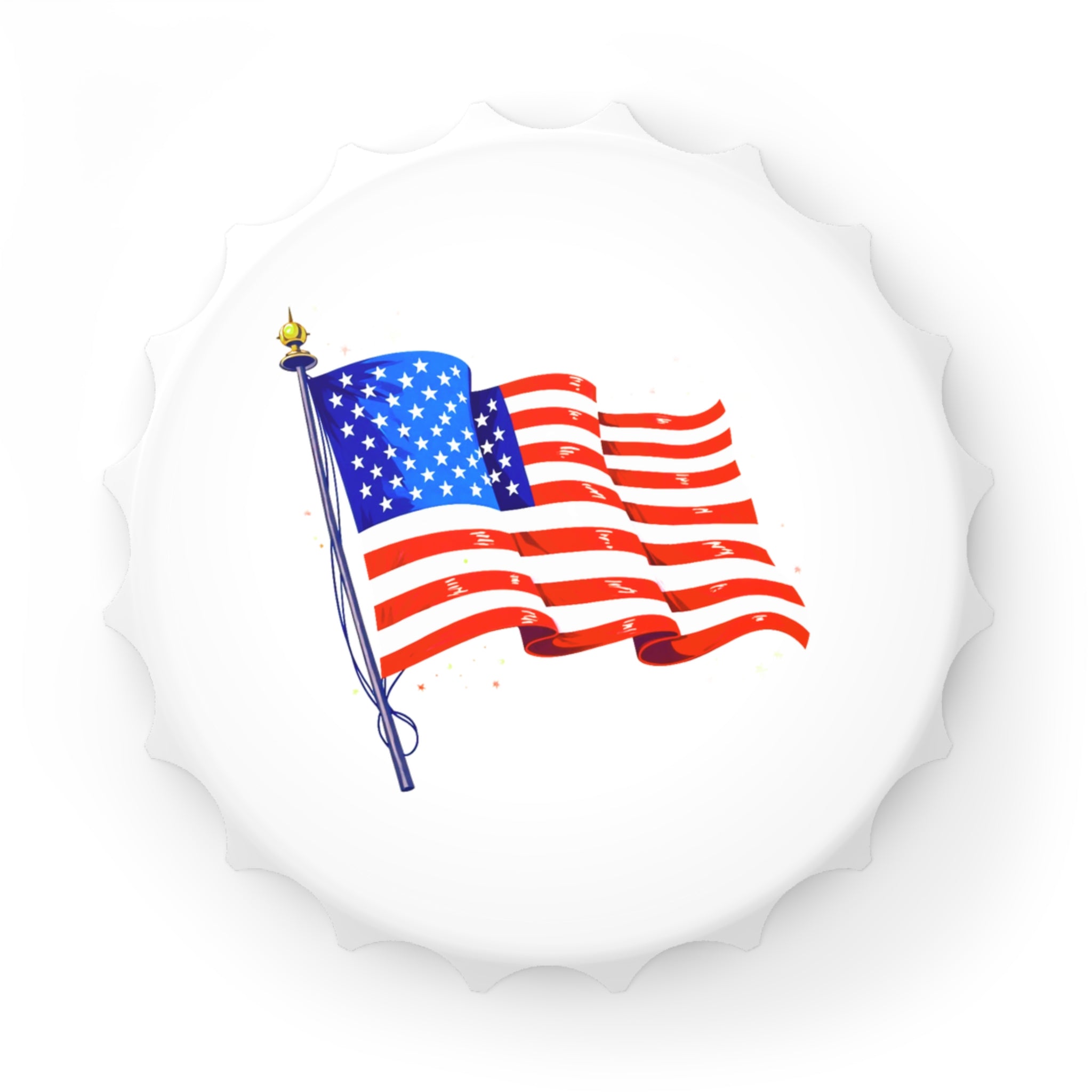 Waving Flag Bottle Opener