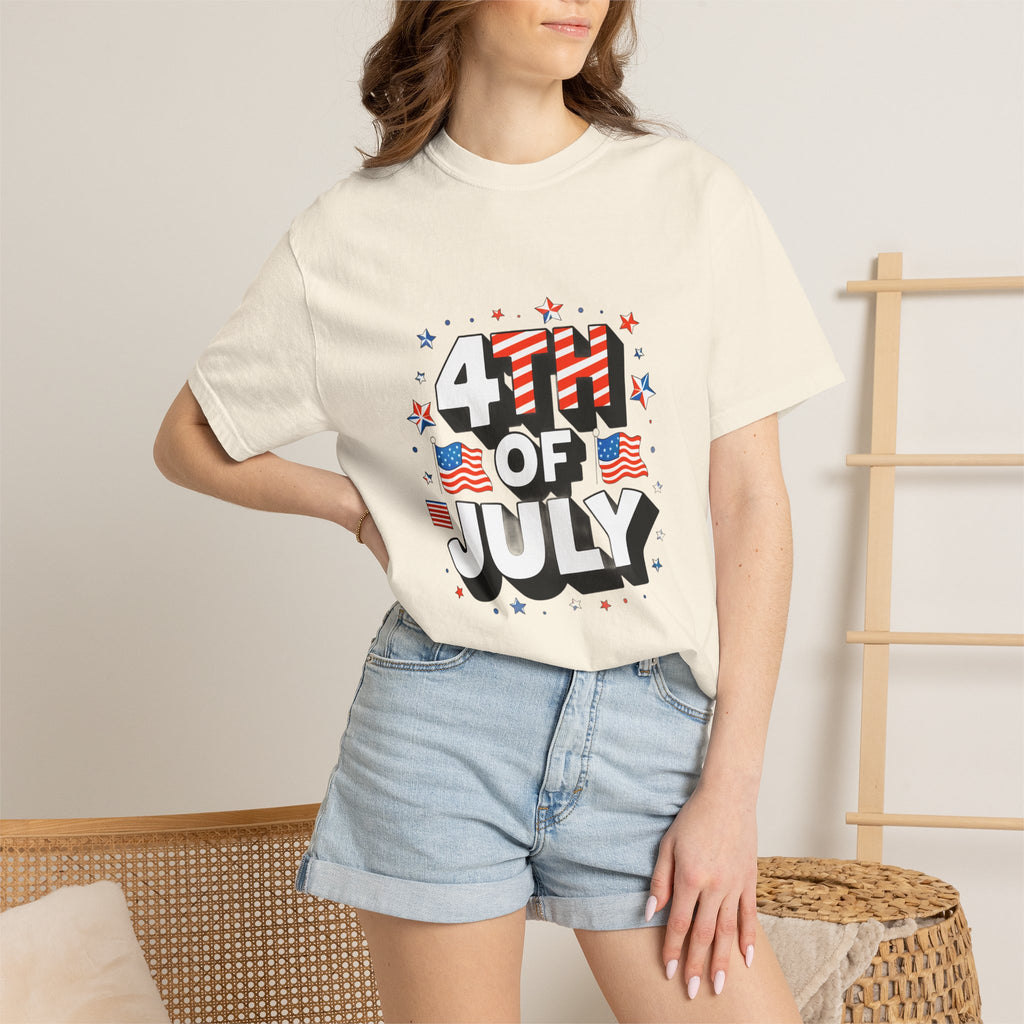 Happy 4th Garment-Dyed Tee