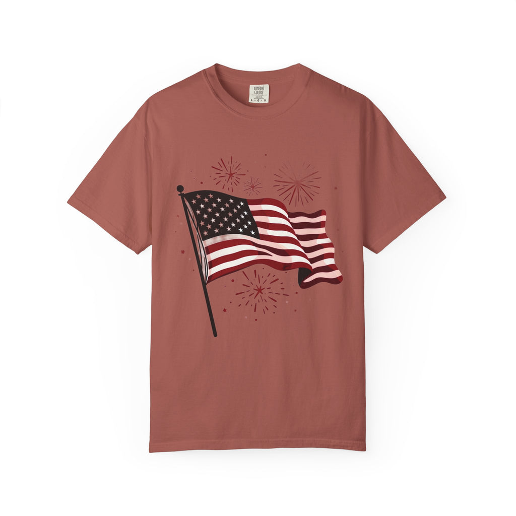 American Flag Garment-Dyed Tee