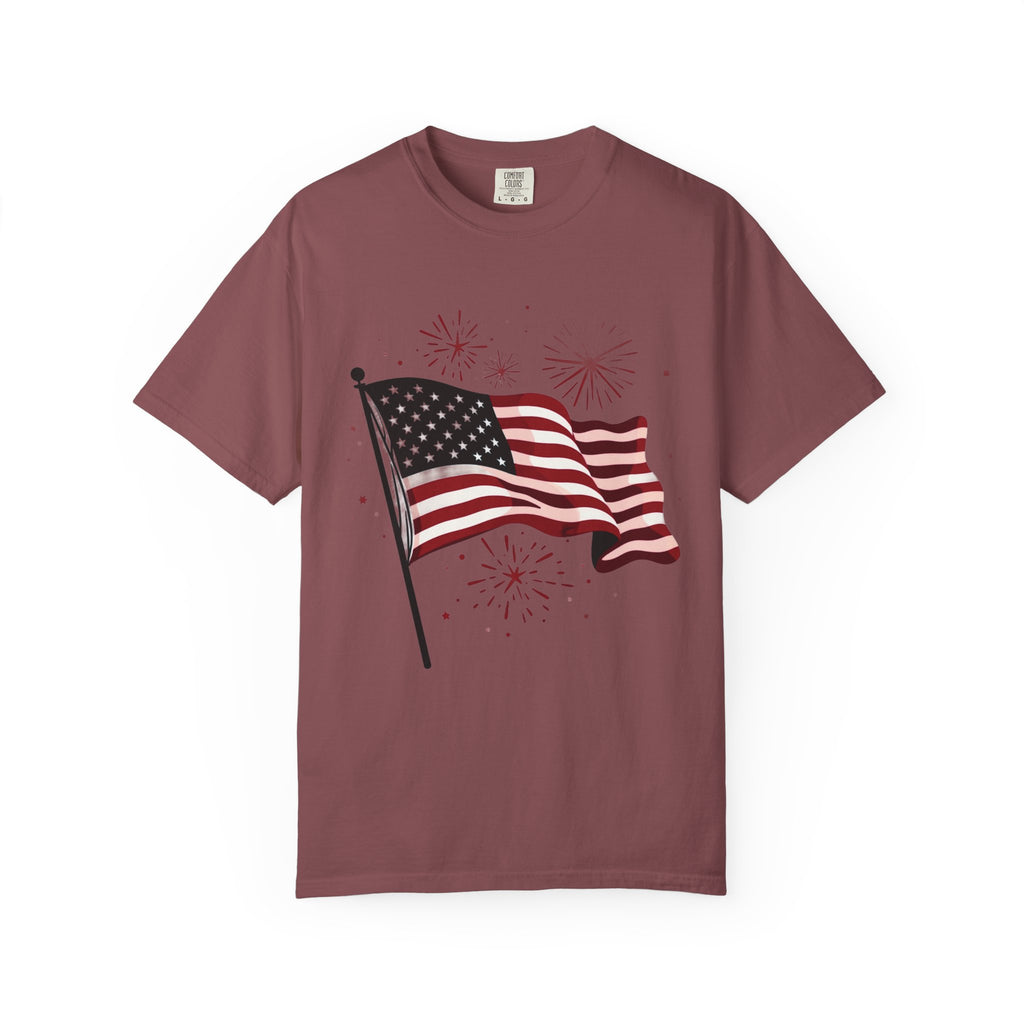 American Flag Garment-Dyed Tee