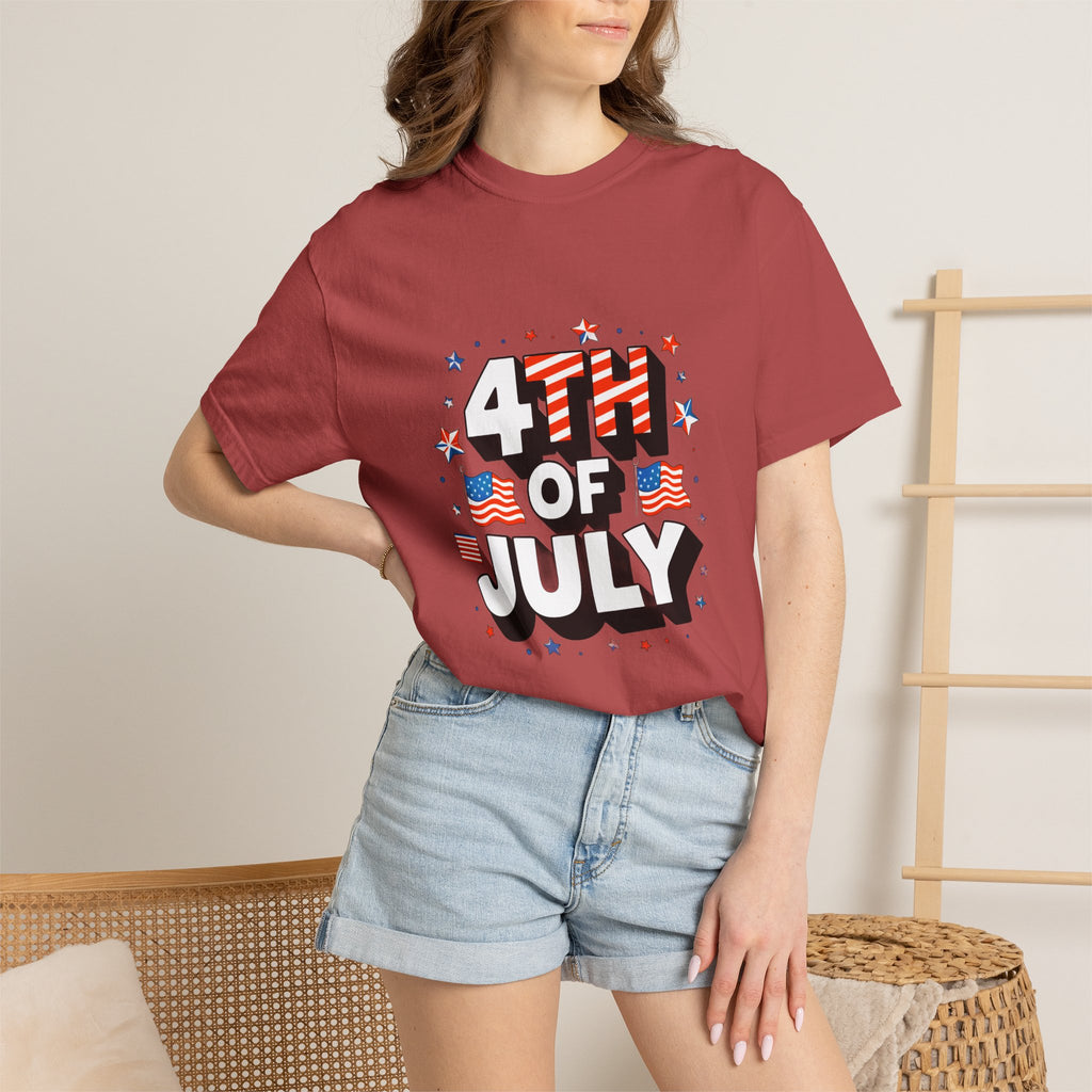 Happy 4th Garment-Dyed Tee
