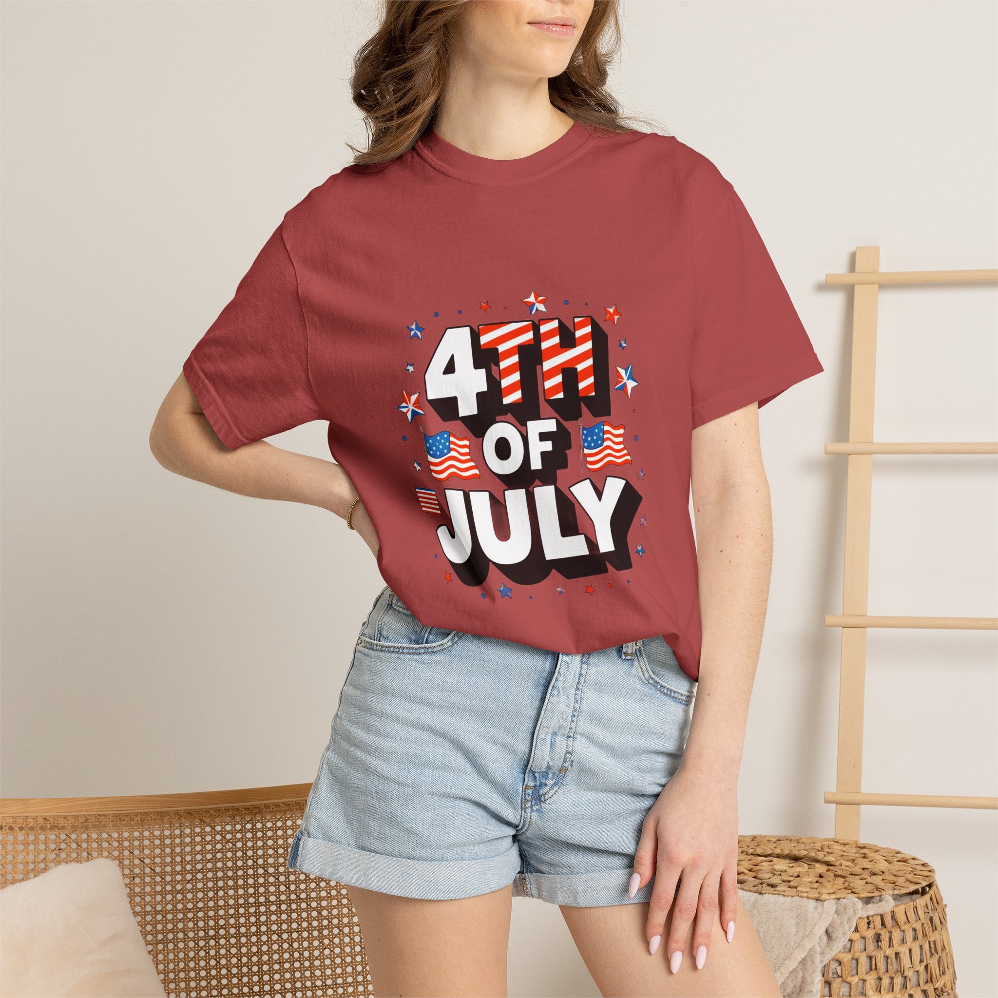Happy 4th Garment-Dyed Tee