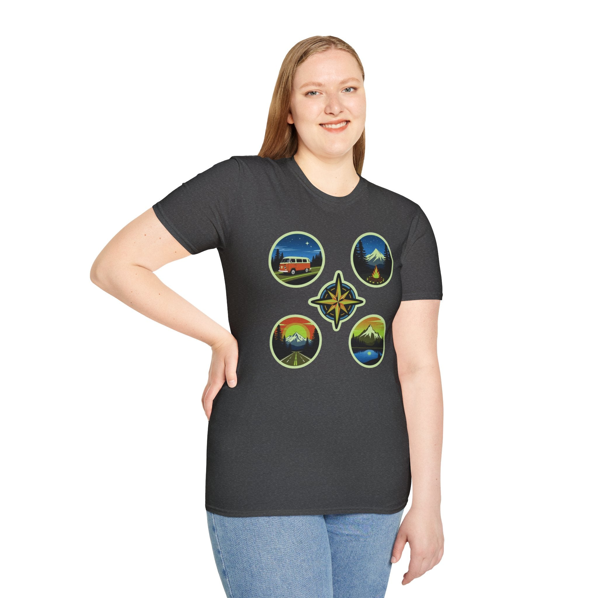 Adventure Badge Unisex Tee