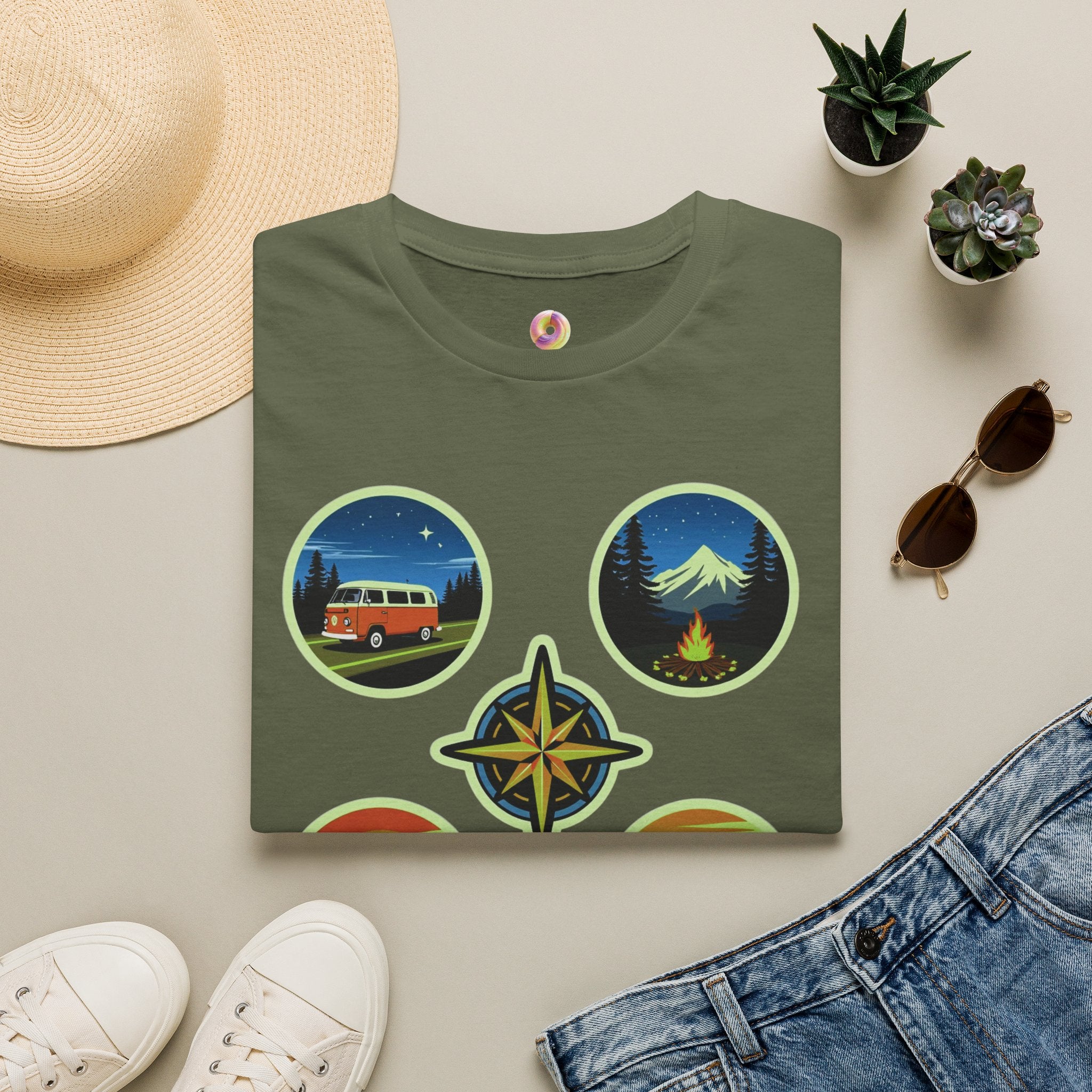 Adventure Badge Unisex Tee
