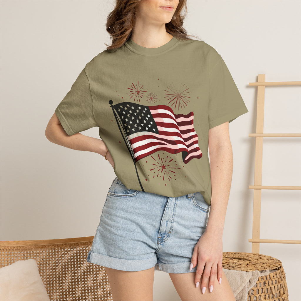 American Flag Garment-Dyed Tee