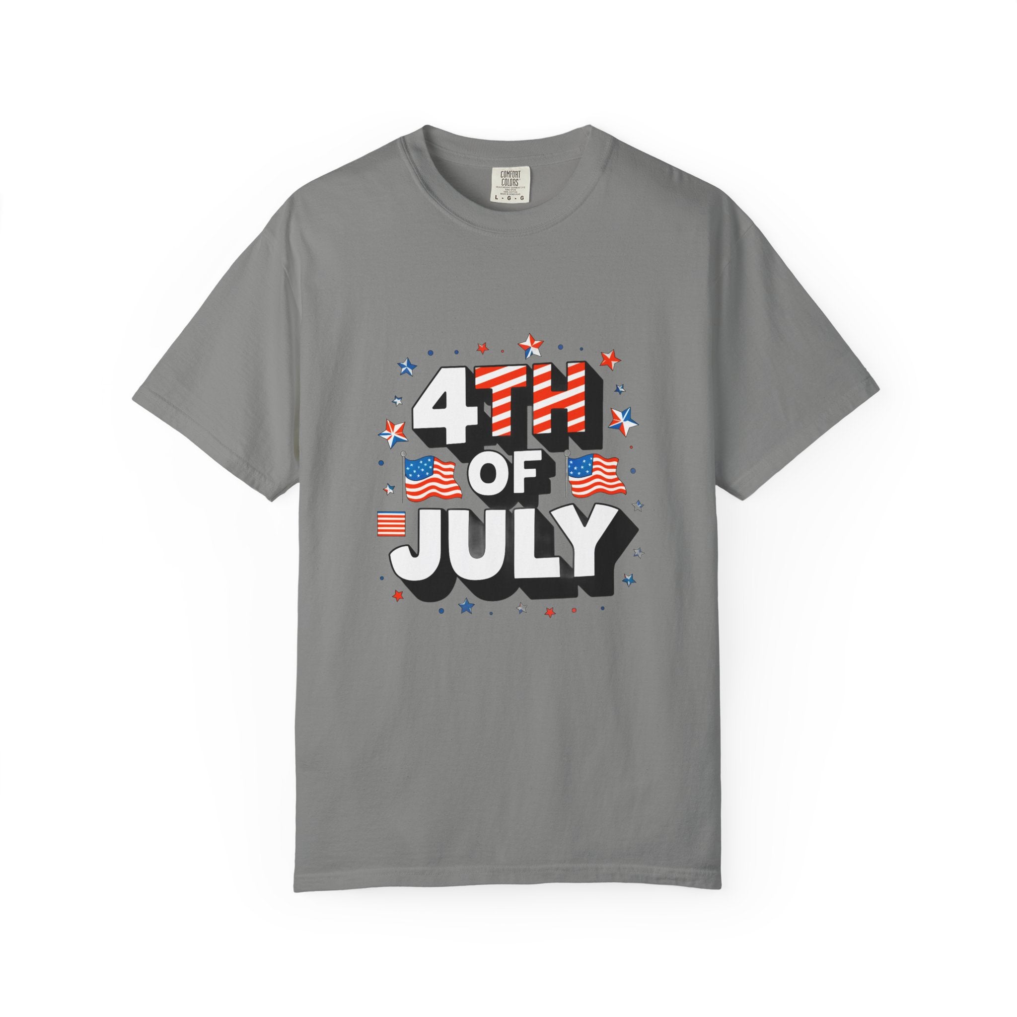Happy 4th Garment-Dyed Tee