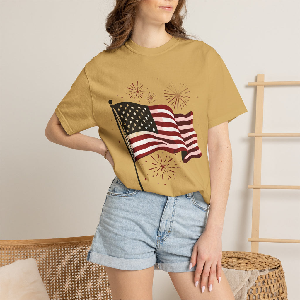 American Flag Garment-Dyed Tee