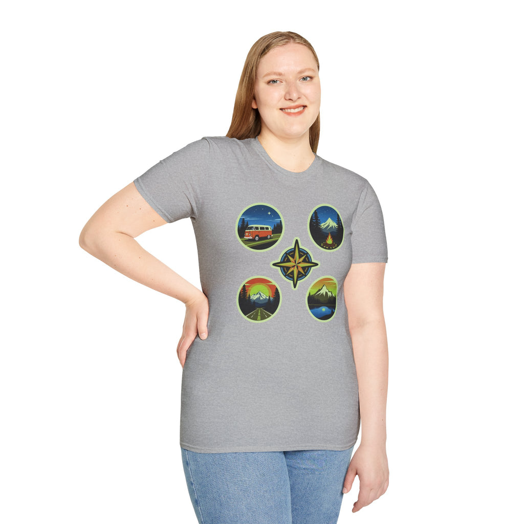 Adventure Badge Unisex Tee