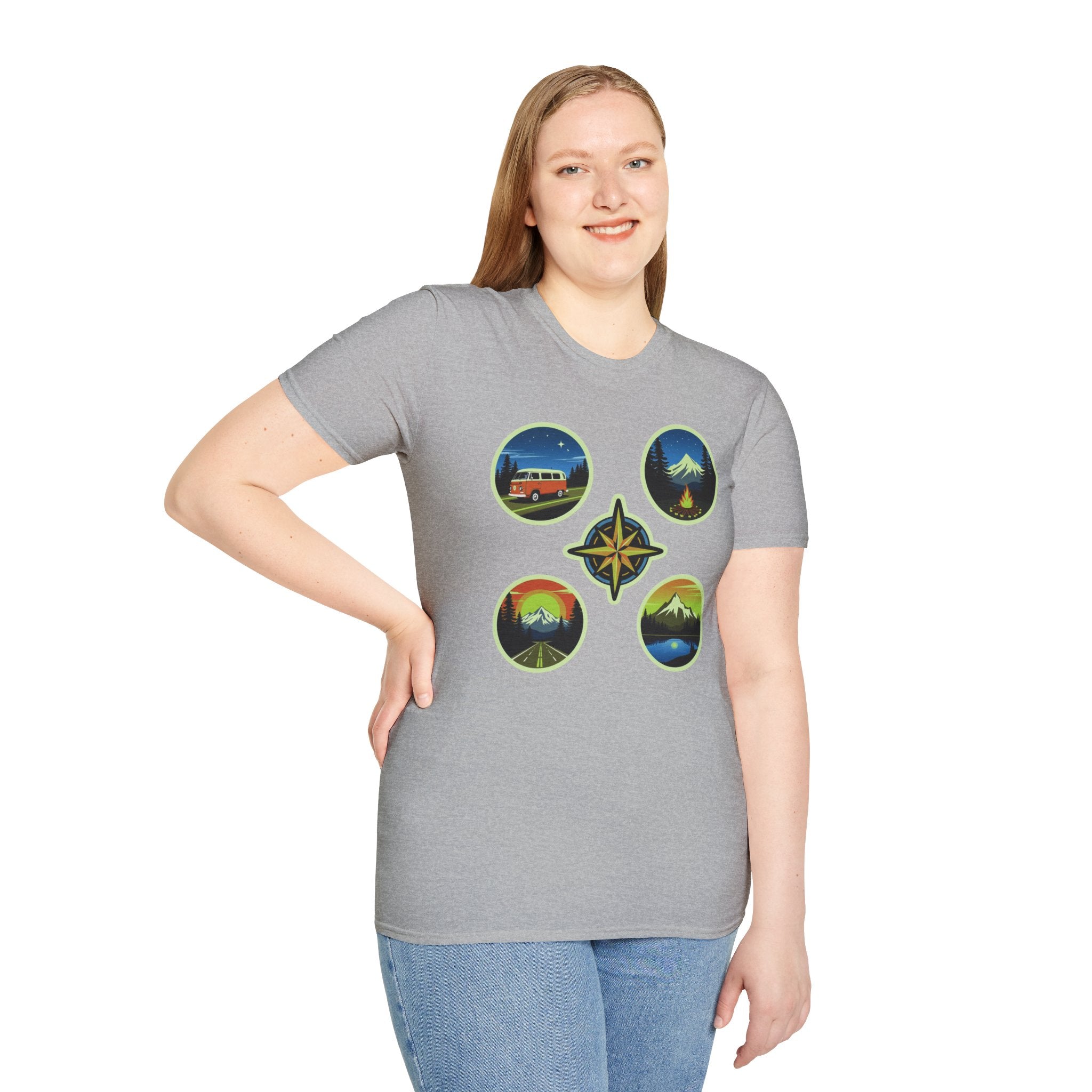 Adventure Badge Unisex Tee