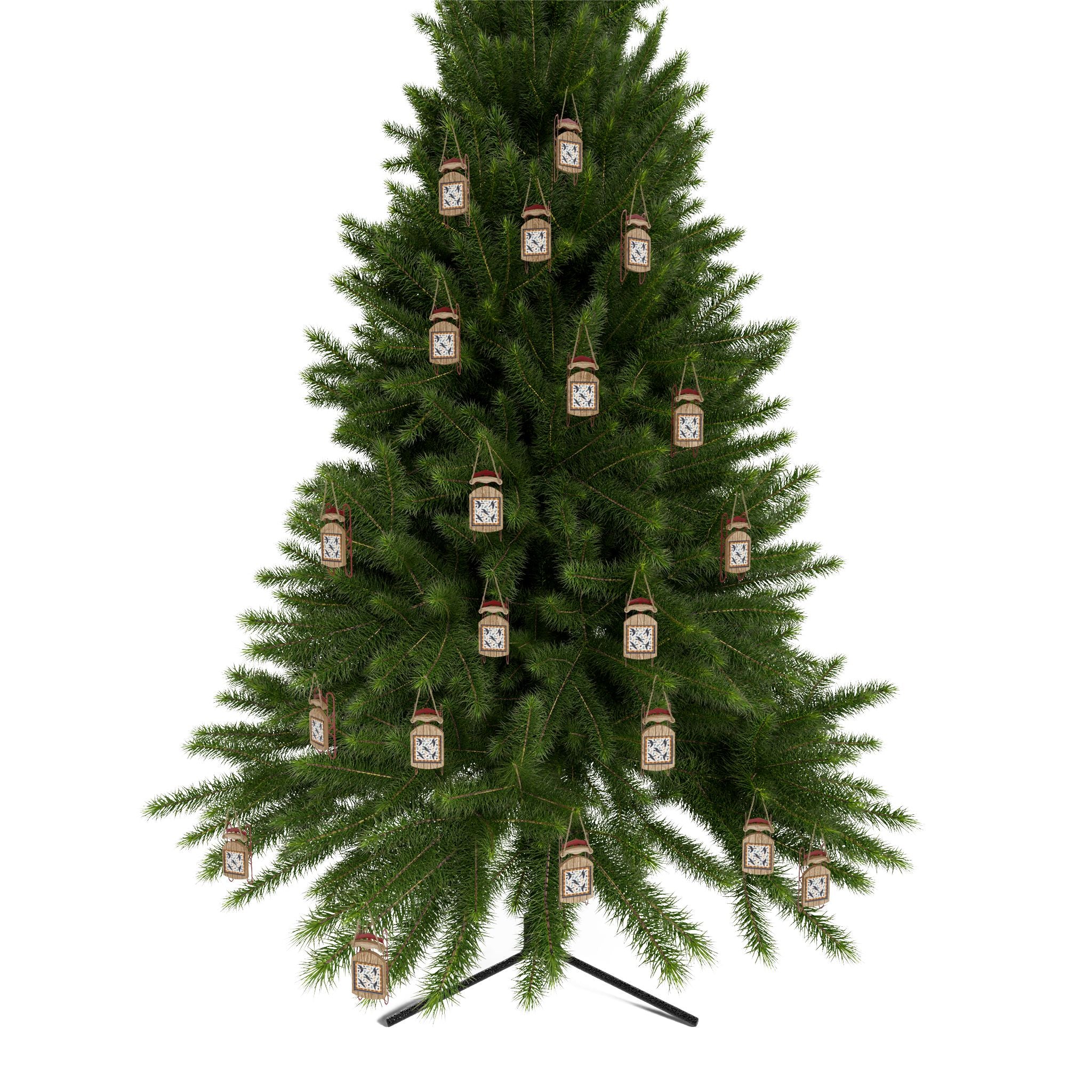 Geese Sled Ornaments