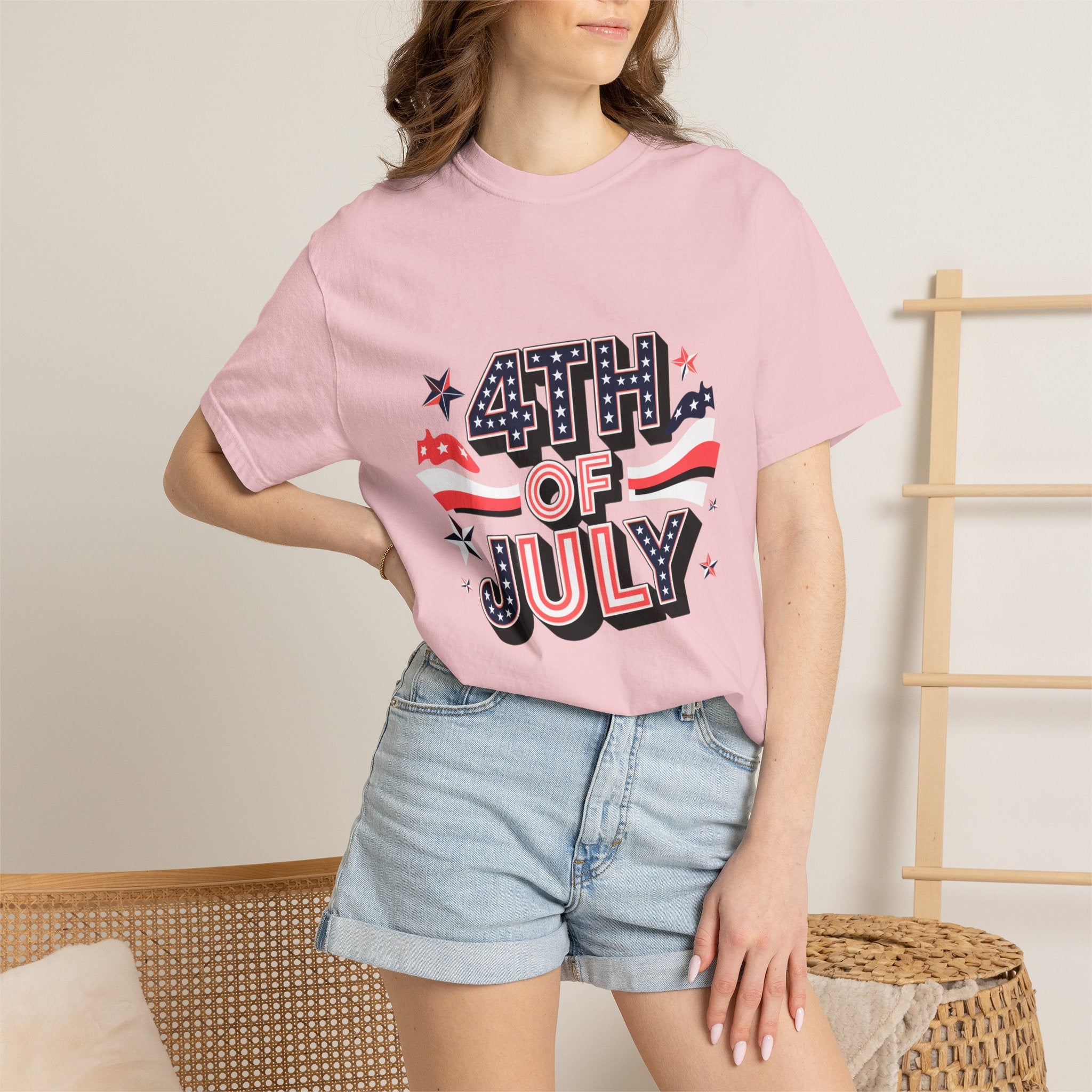 The 4th Stars Garment-Dyed Tee