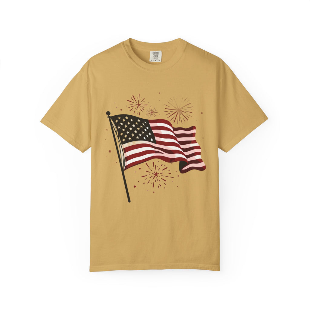 American Flag Garment-Dyed Tee